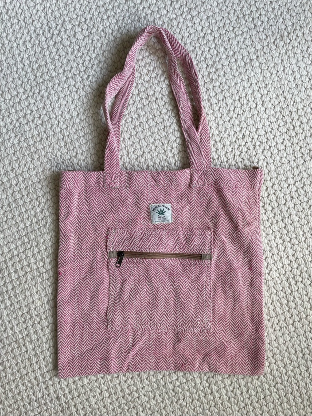 Himalayan hemp tote bag